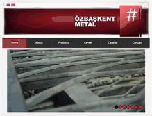 Tablet Screenshot of ozbaskentmetal.com